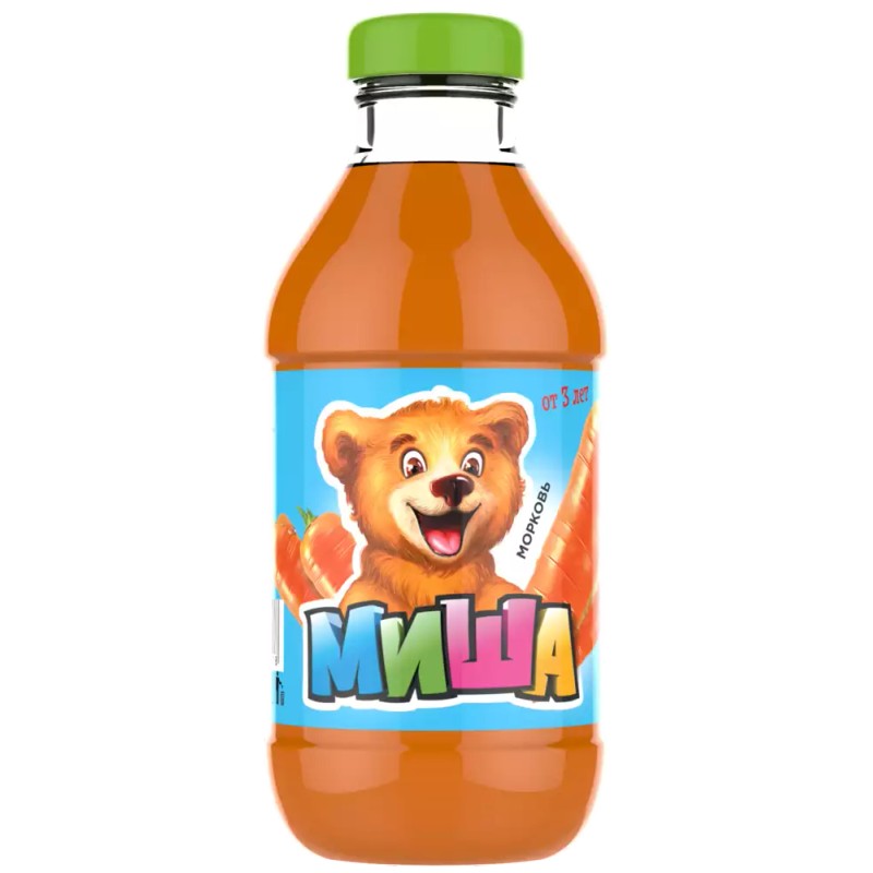 Нектар меркурий миша морковь 0,33л