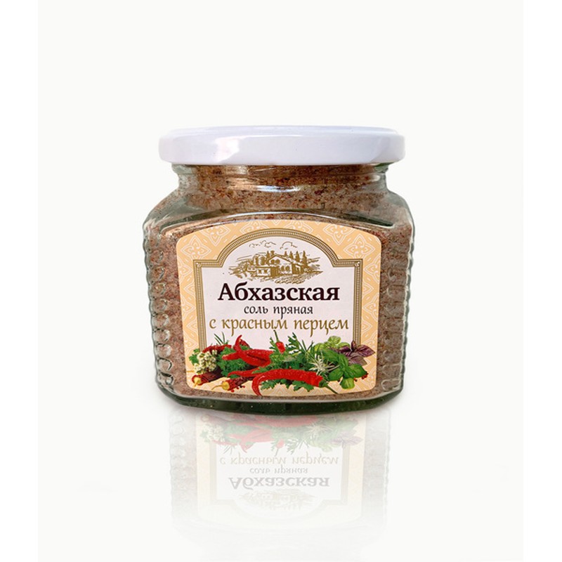 Соль абхазская пряная с красным перцем 450г