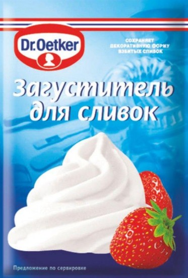 Загуститель dr.bakers для сливок 16г
