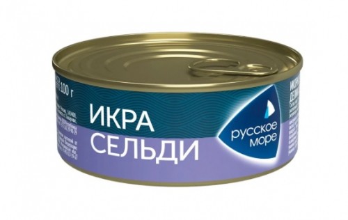Икра деликатесная сельди русское море 100г ж/б