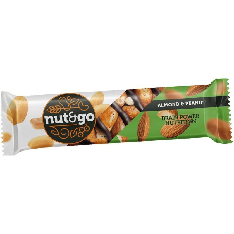 Батончик nut&go с арахисовой пастой 36г