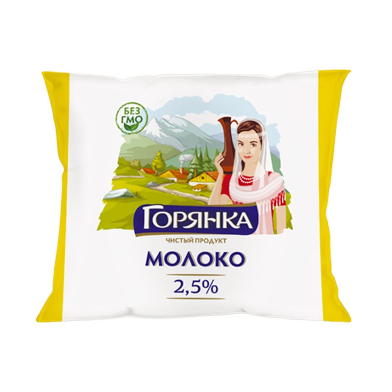 Кефир горянка 2,5% 900г пленка