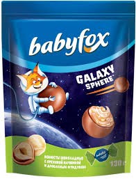 Конфеты бебифокс гелакси фундук 130г