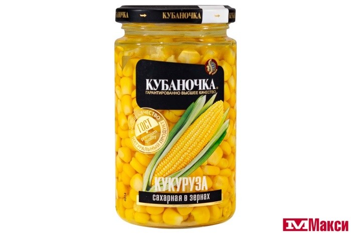 Кукуруза кубаночка сах в зернах 360г с/б
