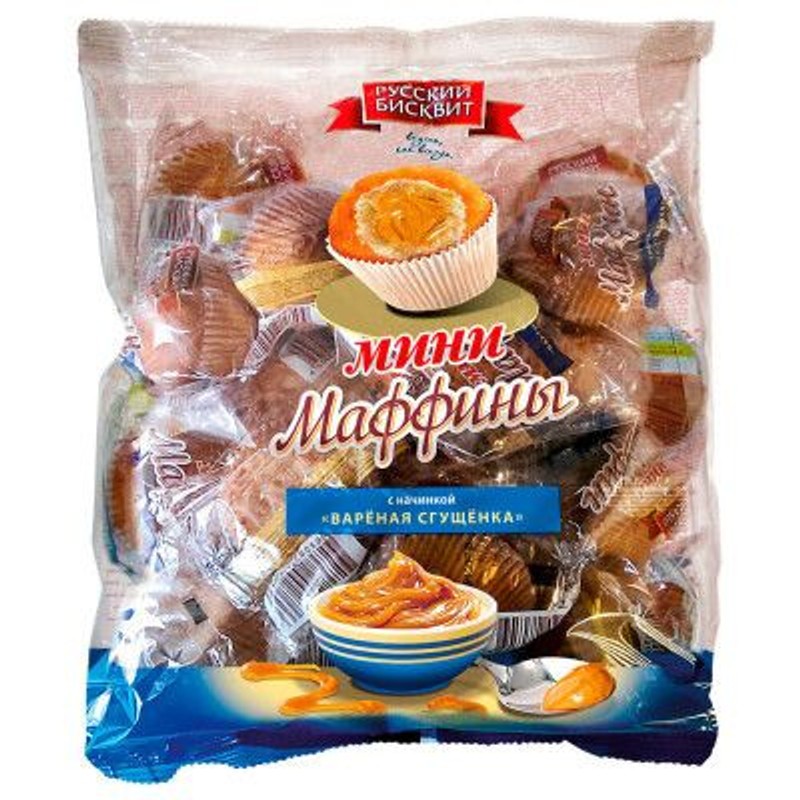 Мини маффины русский бисквит вар сгущенка 465г