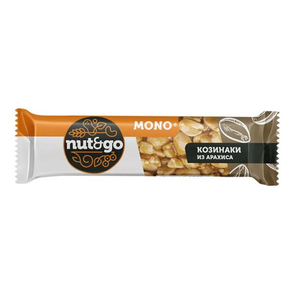 Батончик nut&go с арахисовый 32г