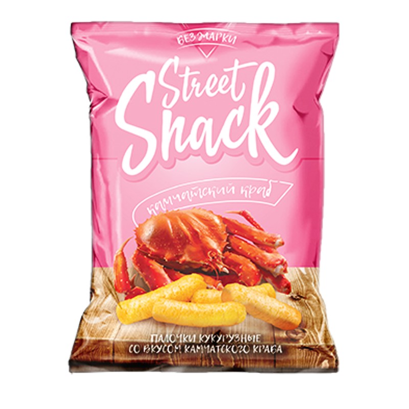 Кукурузные палочки street snack со вкусом краба 35г