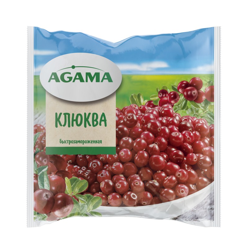 Клюква заморож agama 250г