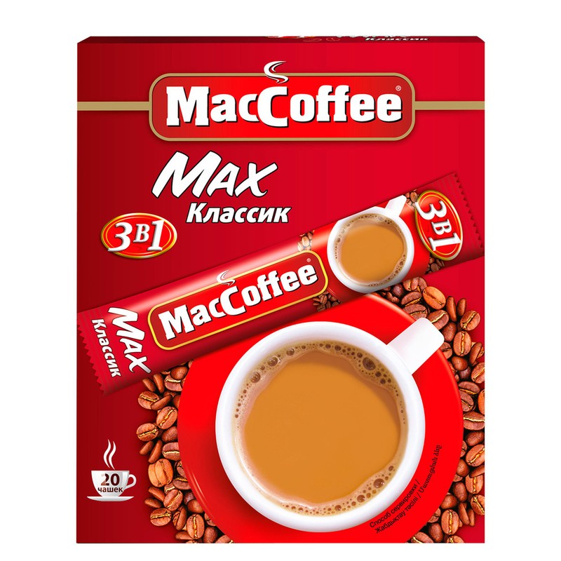 Напиток кофейный мкп растворимый 3в1 классик 16г