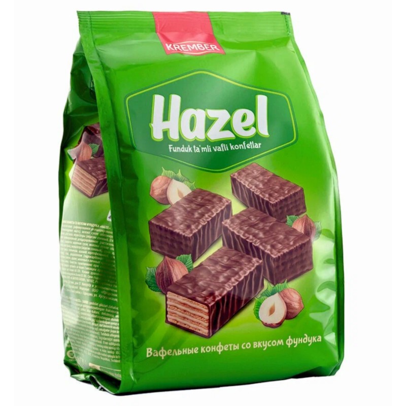Вафли krember hazel глазированные 200г