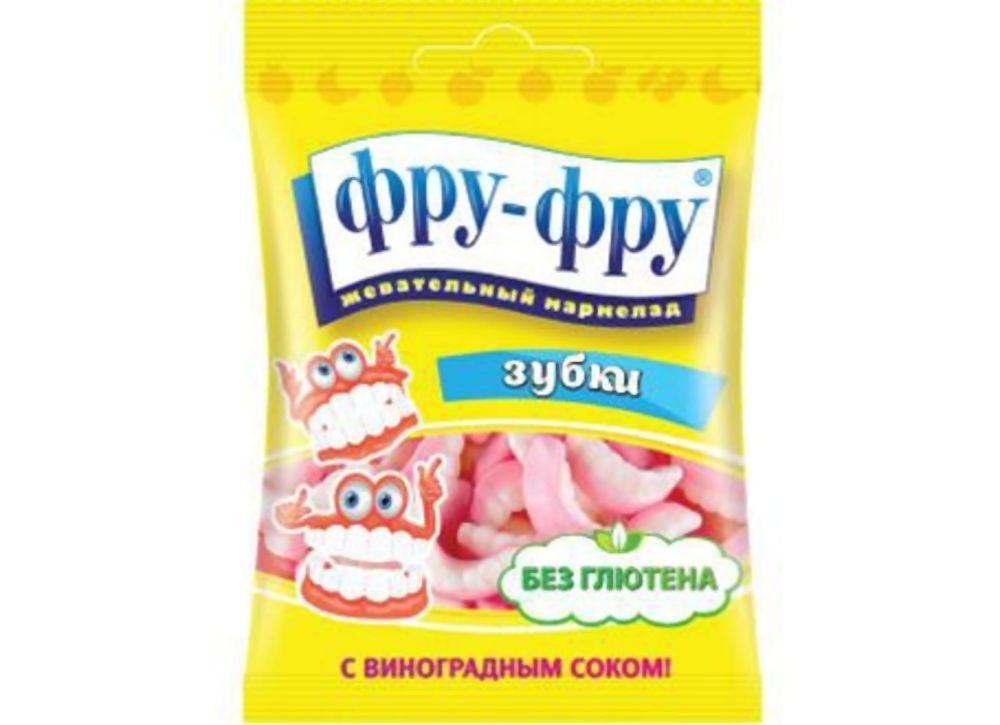 Мармелад жеват фру-фру зубки 30г