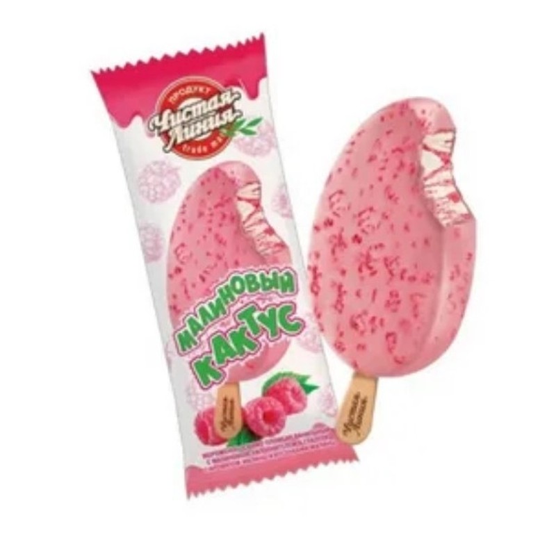 Морож чистая линия малиновый кактус 80г