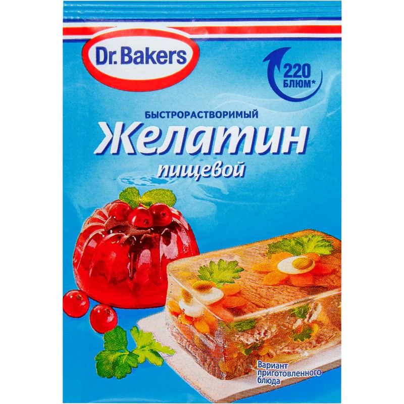 Желатин доктор бакерс 10г