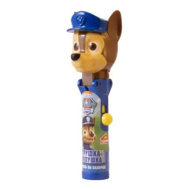 Игрушка paw patrol с карамелью на палочке 10г