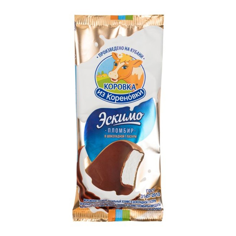 Мороженое коровка из кореновки эскимо дуб катаифи 70г
