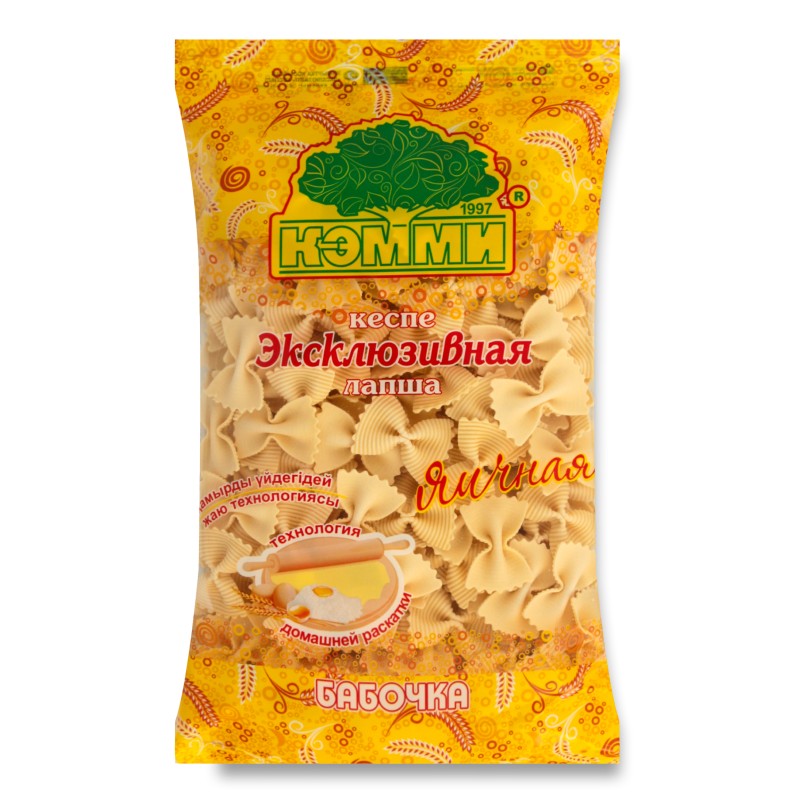 Лапша кэмми яичная эксклюзивная бабочка 250г