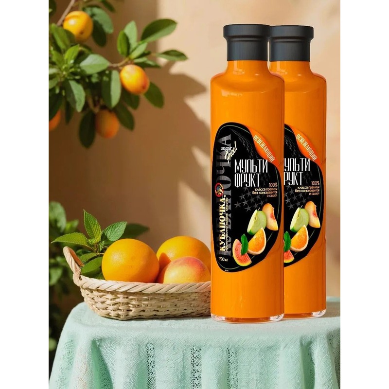 Сок кубаночка мультифрукт 0,75л с/б