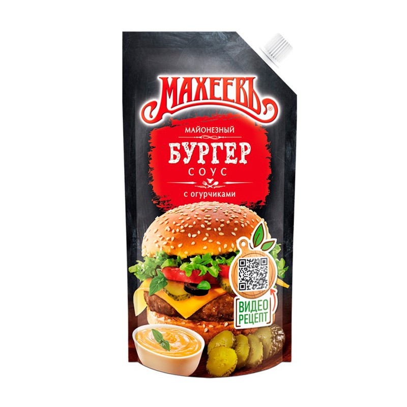 Соус махеевъ майонезный бургер соус 200г дой пак