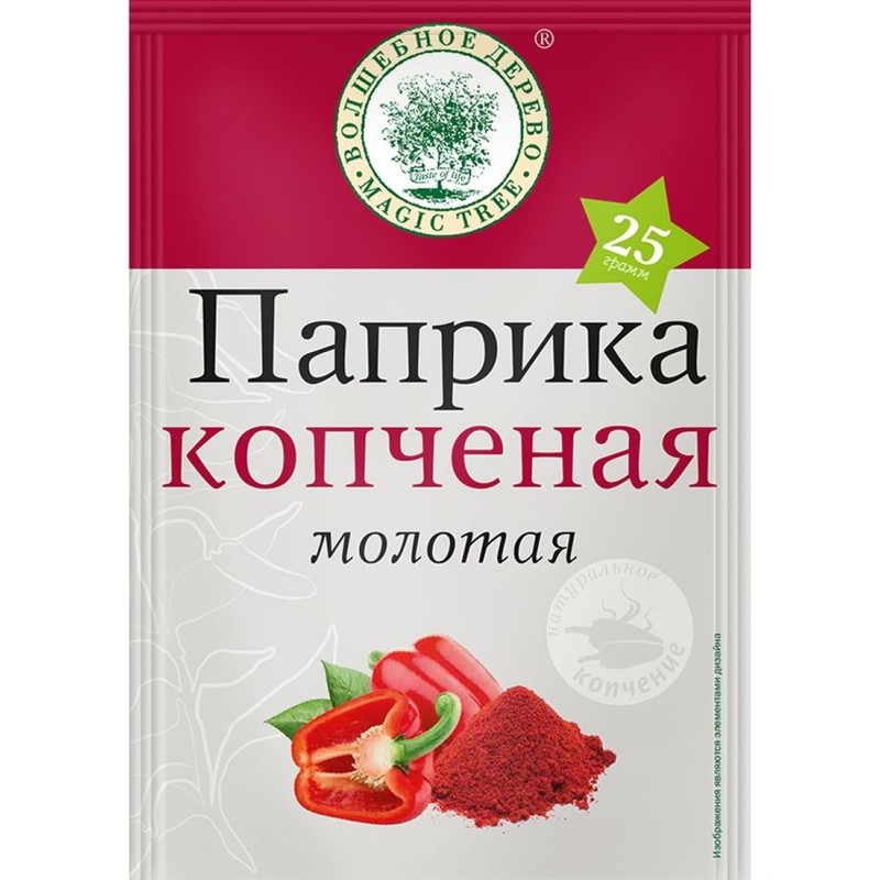 Паприка красная Волшебное Дерево копченая 25г