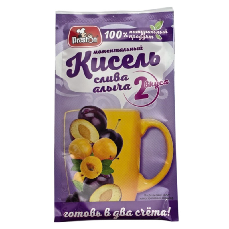 Кисель б/п престон слива/алча 30г