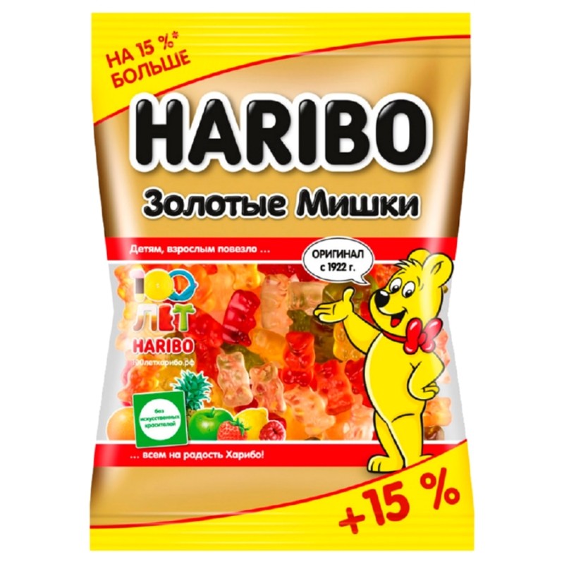 Мармелад харибо золотая мишка 80г