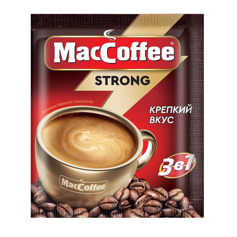 КОФЕ МАККОФЕ 3в1 КРЕПКИЙ 18Г 1ШТ