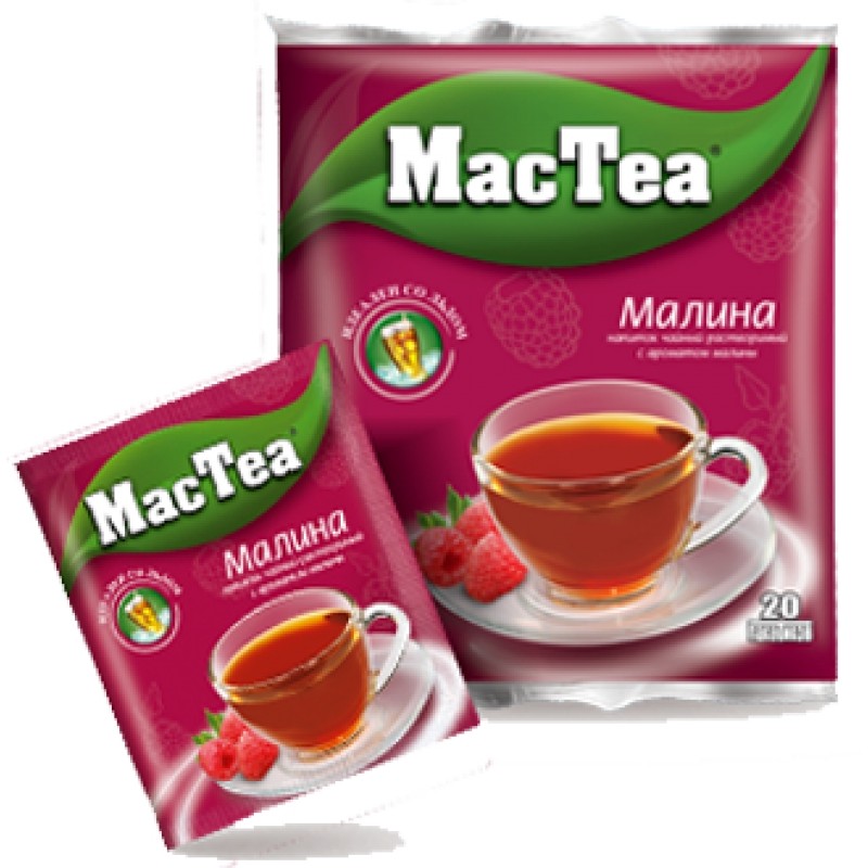 Чай мак ти 16г упаковка 20шт малина 1шт