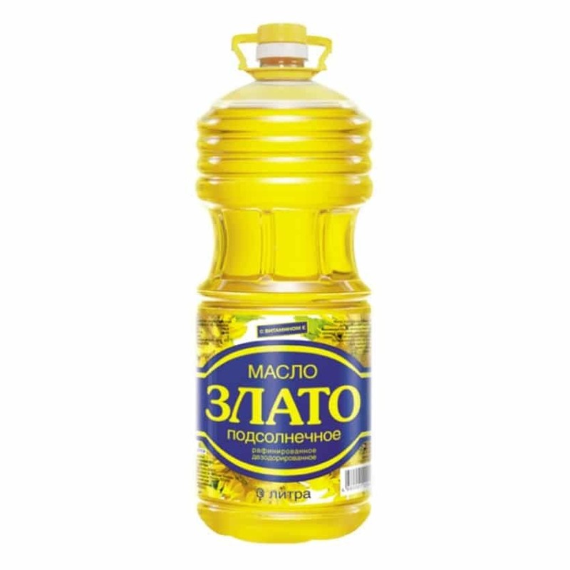 Масло подсолн рафинир злато 2л