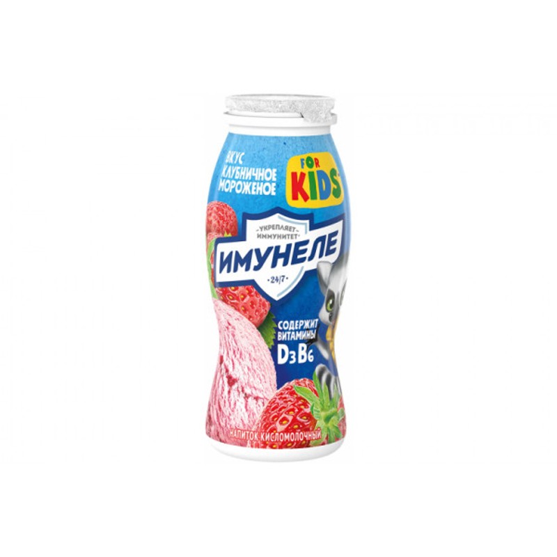 Напиток имунеле клубн-морож 100гр