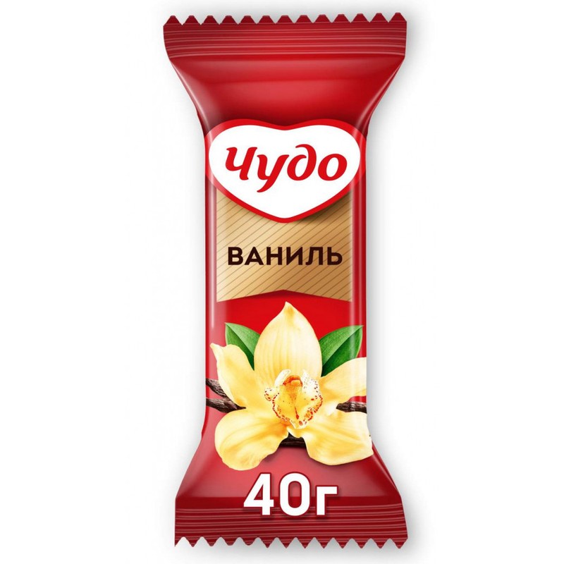Сырок творож глазир чудо 40г ваниль