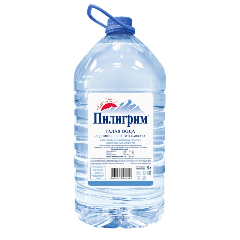 Вода мин пилигрим 5л негаз