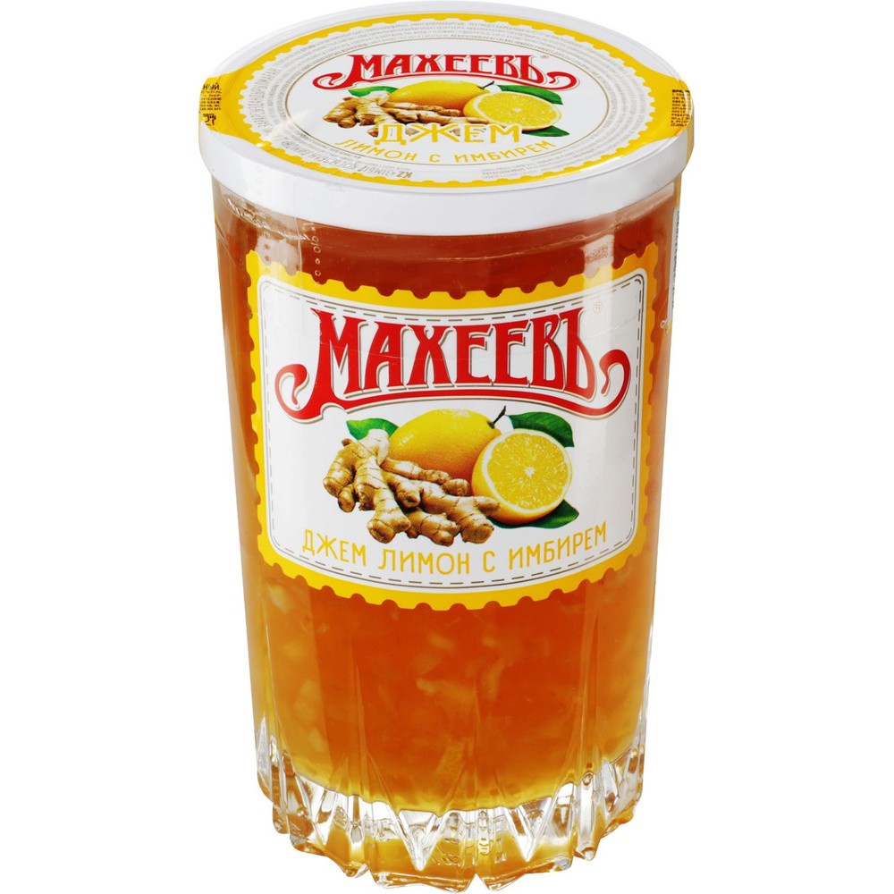 Джем махеевъ лимон с имбирем 400г ст