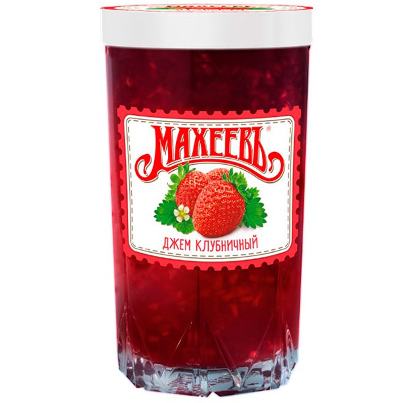 Джем махеев 400г клубника
