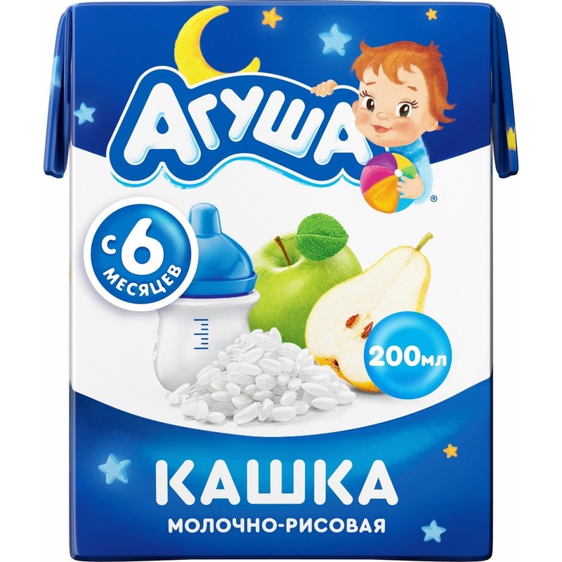Каша агуша засыпайка яблоко/груша 210г