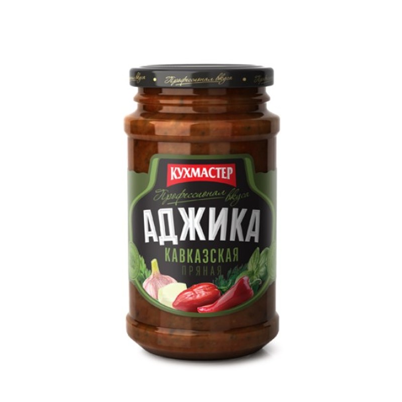 Аджика Кавказская КухМастер 190 гр ст/б