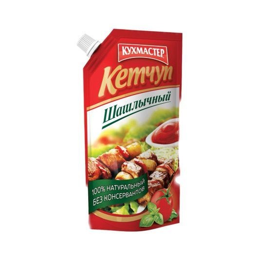 Кетчуп кухмастер 260г шашлычный дой пак