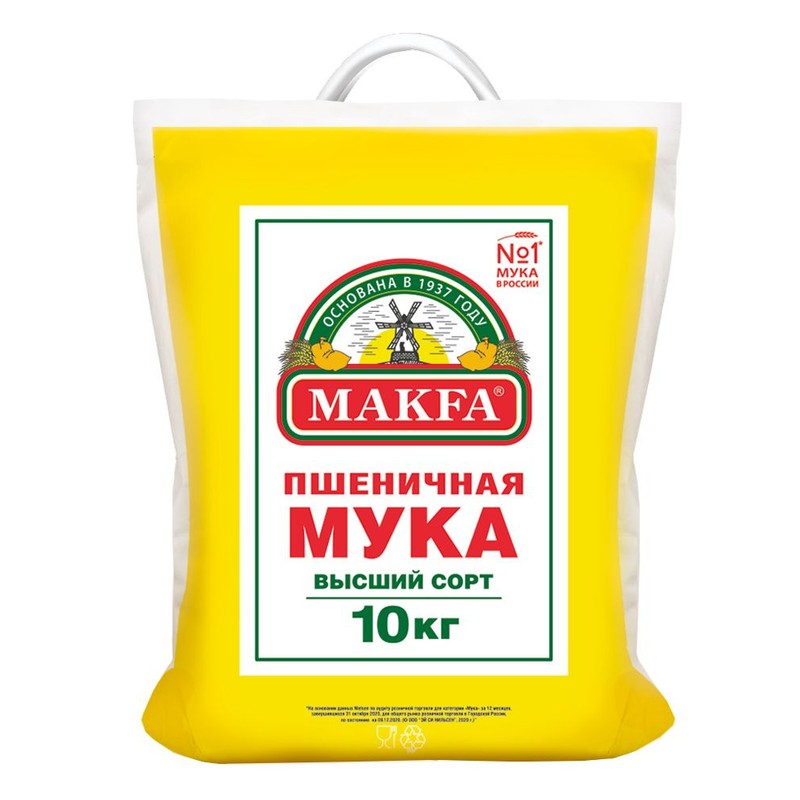 Мука пшеничн макфа 10кг