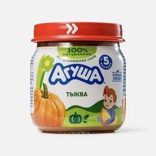 Пюре агуша тыква 80г ст/б
