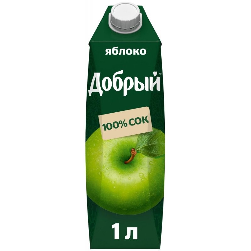 Сок добрый яблоко 1л