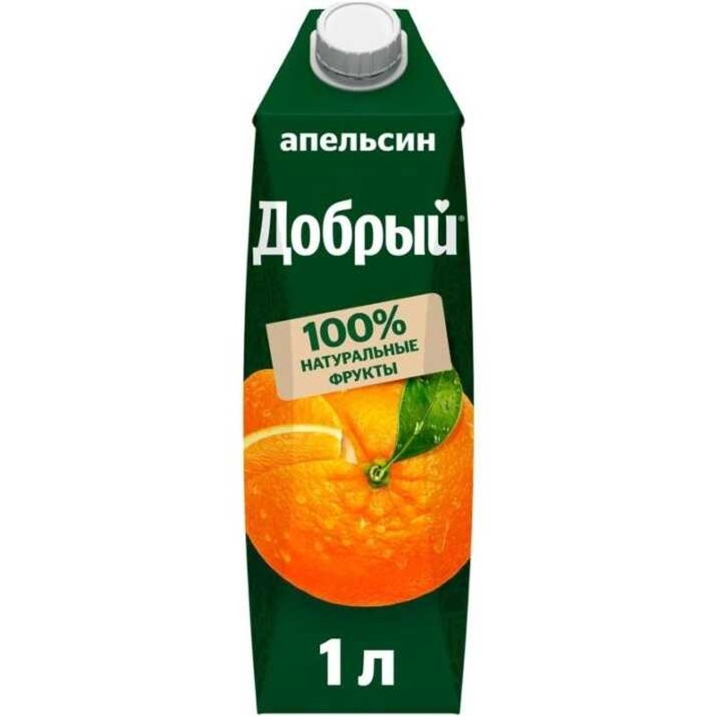 Сок добрый апельсин 1л