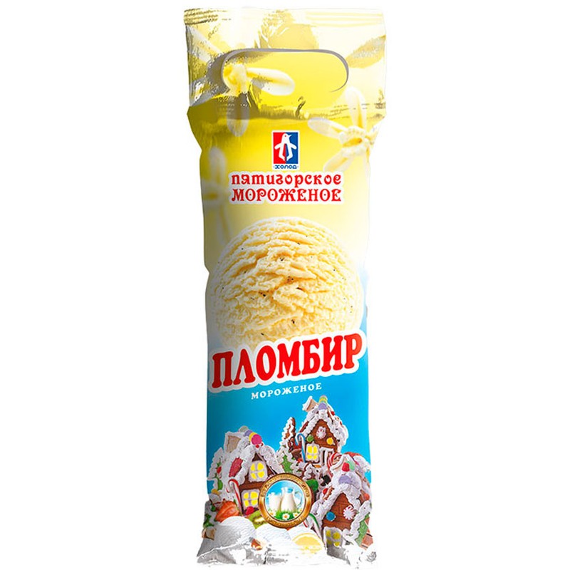 Морож. Пломбир Ванильный Пятигорское 1 кг