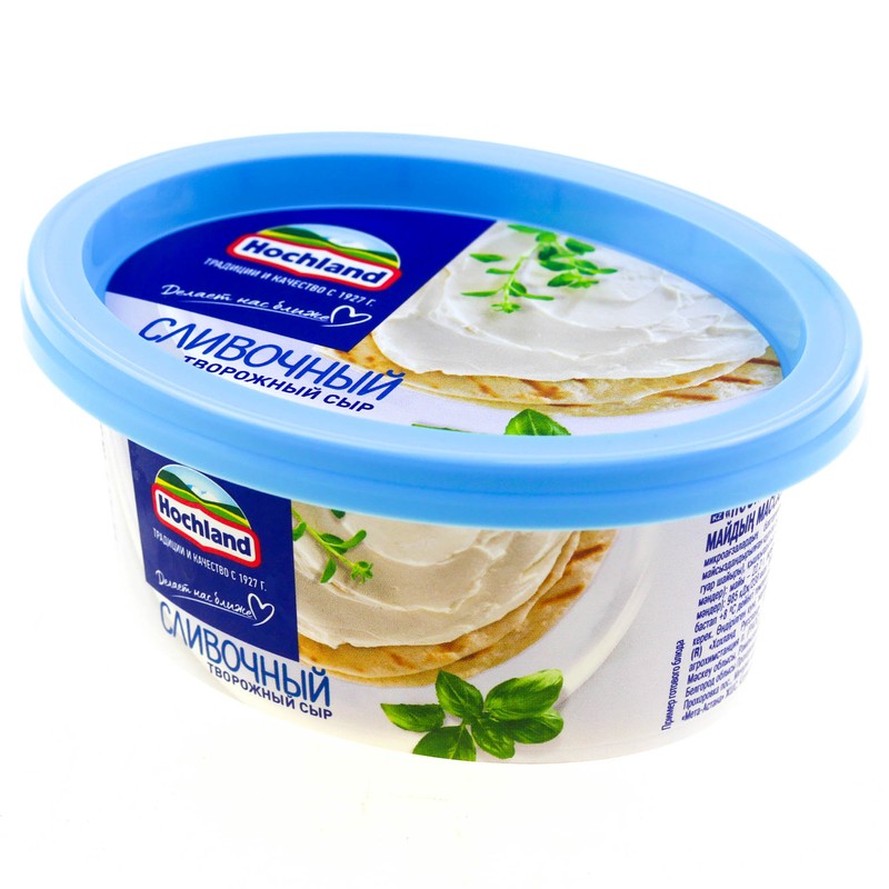 Сыр творож хохланд 140г сливочный